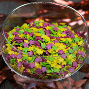 Colourful Glimmer Flowers Sprinkles Mix (100g)  Perfect to top any cupcake or to decorate a larger cake, ice creams, smoothies, cookies and more  Perfect for those spring / summer themed bakes