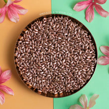 Load image into Gallery viewer, Rose Gold Pink Metallic Rice Sprinkles
