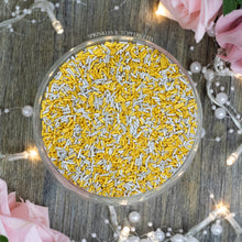 Load image into Gallery viewer, Perfect to top any cupcake or to decorate a larger cake, ice creams, smoothies, cookies and more  Lovely glimmer strands with a shiny finish
