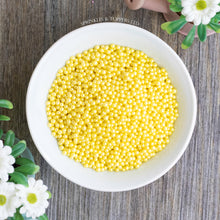 Load image into Gallery viewer, Yellow Glimmer Pearls (3-4mm) Sprinkles
