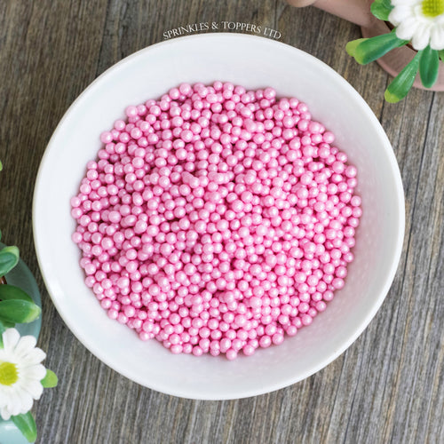 Pink Glimmer Pearls (3-4mm) Sprinkles
