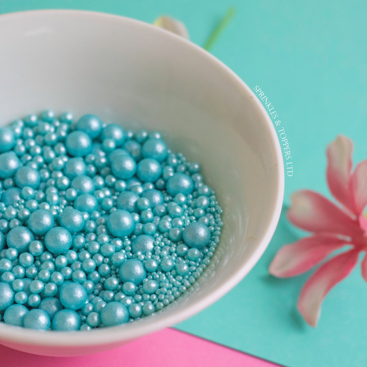 Turquoise Shimmer Pearls Mix