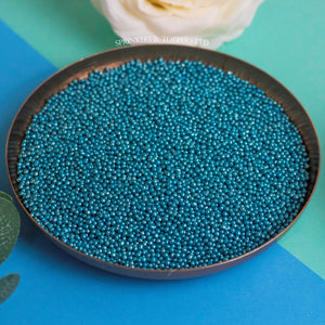 Blue Metallic 2mm Pearls