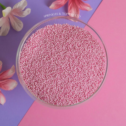 Pink Shimmer Mini Pearls (1mm)