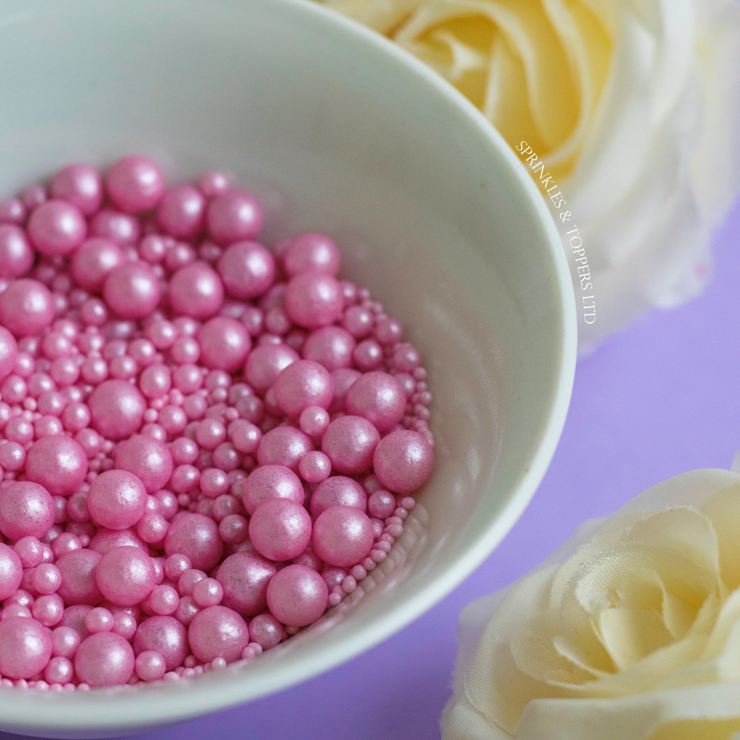 Pink Shimmer Pearls Mix