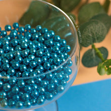 Load image into Gallery viewer, Blue Metallic 6mm Pearls