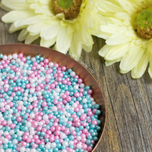 Load image into Gallery viewer, Pink Turquoise &amp; White Glimmer Pearls (3-4mm) Sprinkles