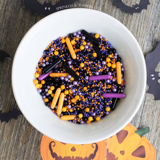 Trick or Treat Sprinkles Cupcake / Cake Decorations