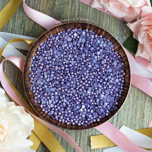 Purple Confetti & Pearls Sprinkles Mix