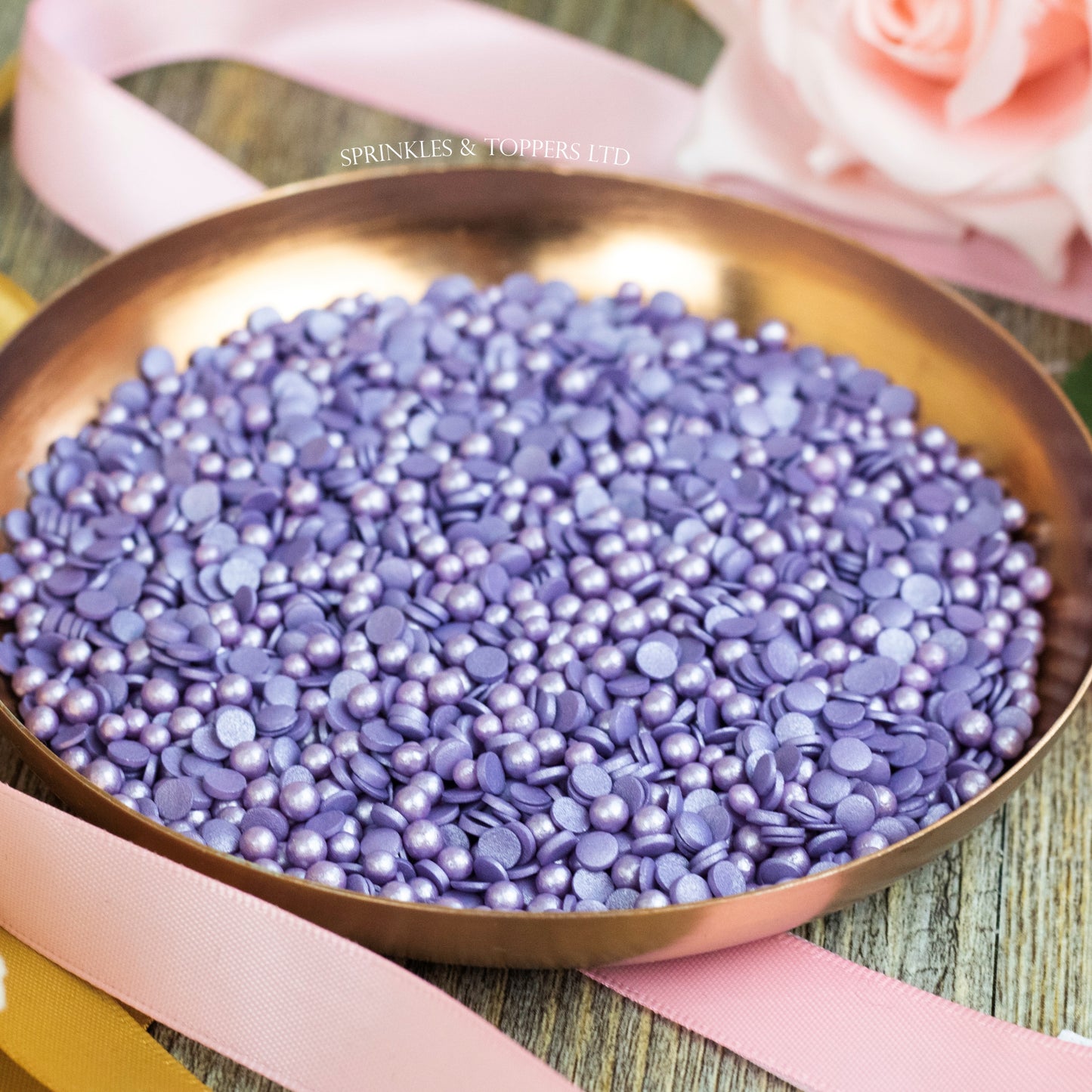 Purple Confetti & Pearls Sprinkles Mix