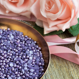 Purple Confetti & Pearls Sprinkles Mix