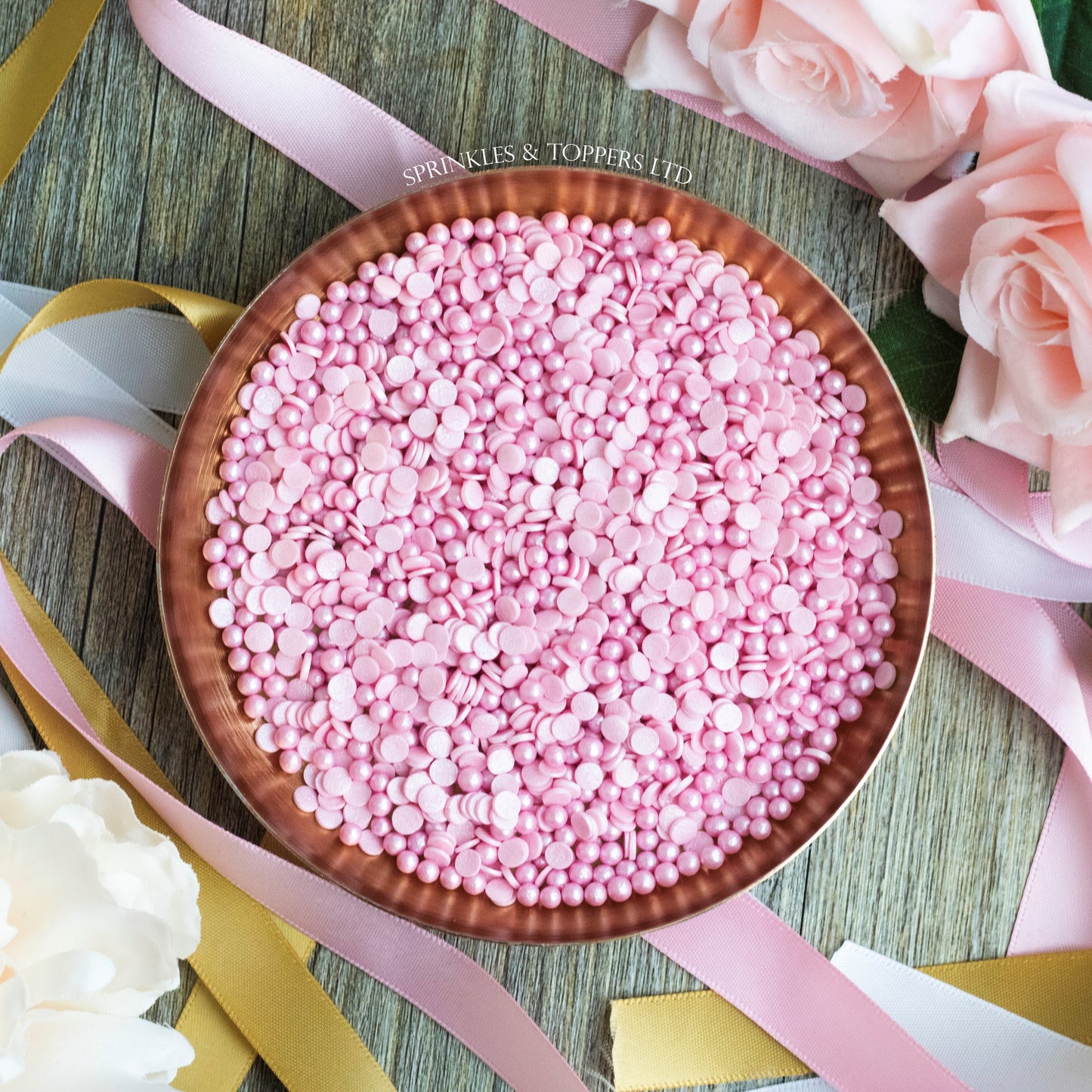 Pink Confetti & Pearls Sprinkles Mix