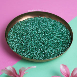 Green Metallic 2mm Pearls