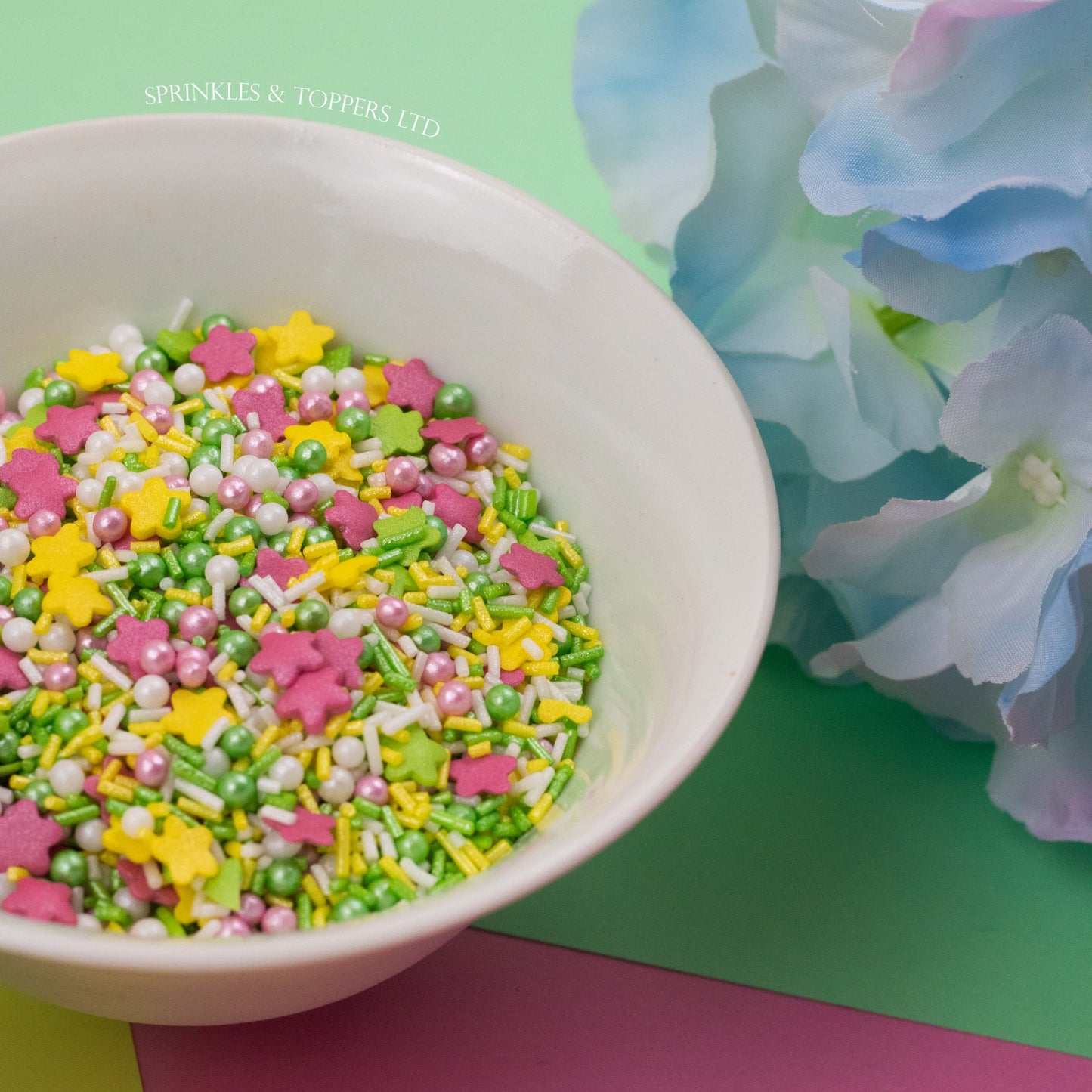 Spring Affair Sprinkles Cupcake / Cake Decorations