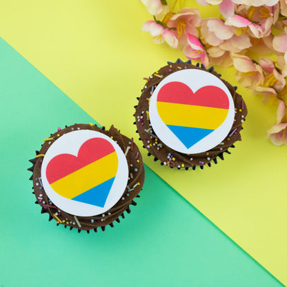 Pride ~ Pansexual Heart 2" discs