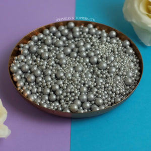Silver Shimmer Pearls Mix