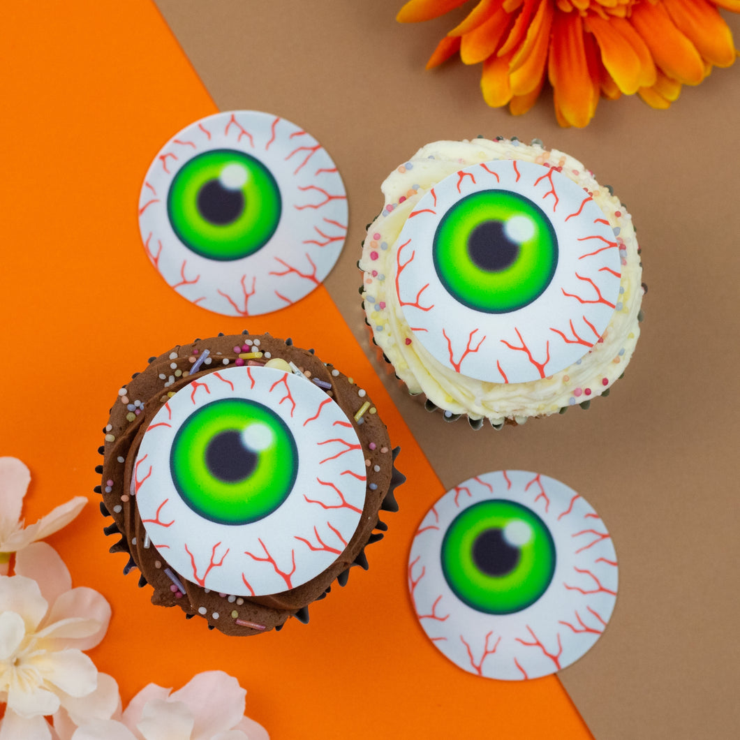 Green Spooky Eyeballs 2
