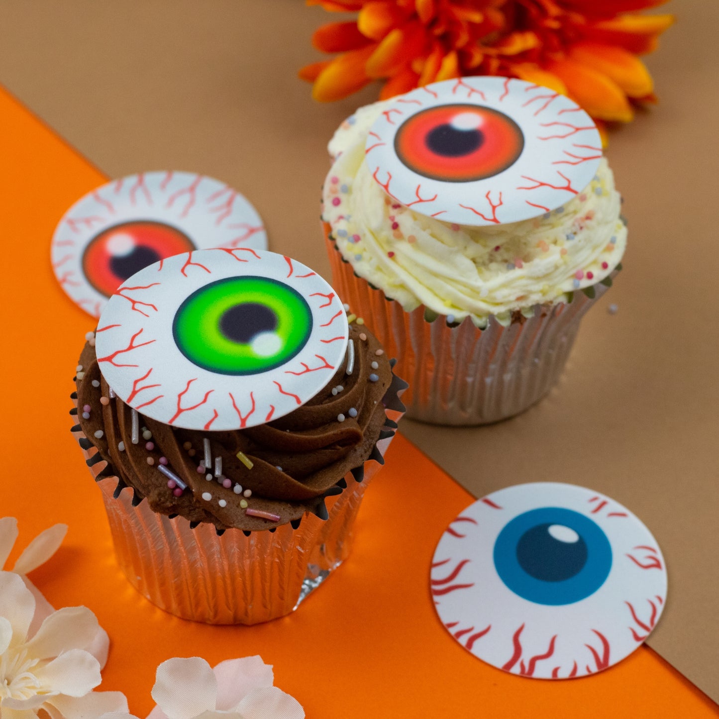 Spooky Eyeballs 2" discs