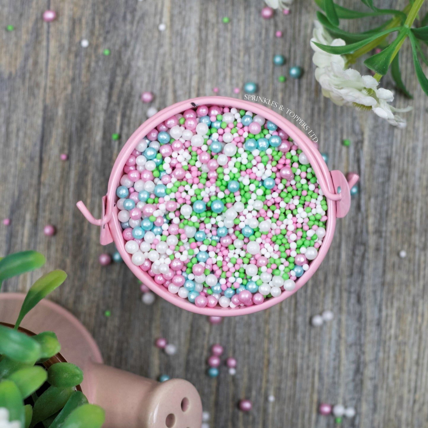 Pretty Flamingo Sprinkles Mix Cupcake / Cake Decorations Sprinkles