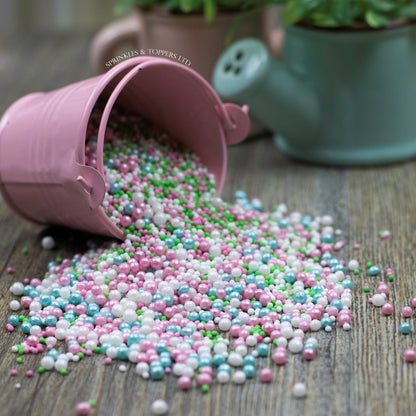 Pretty Flamingo Sprinkles Mix Cupcake / Cake Decorations Sprinkles