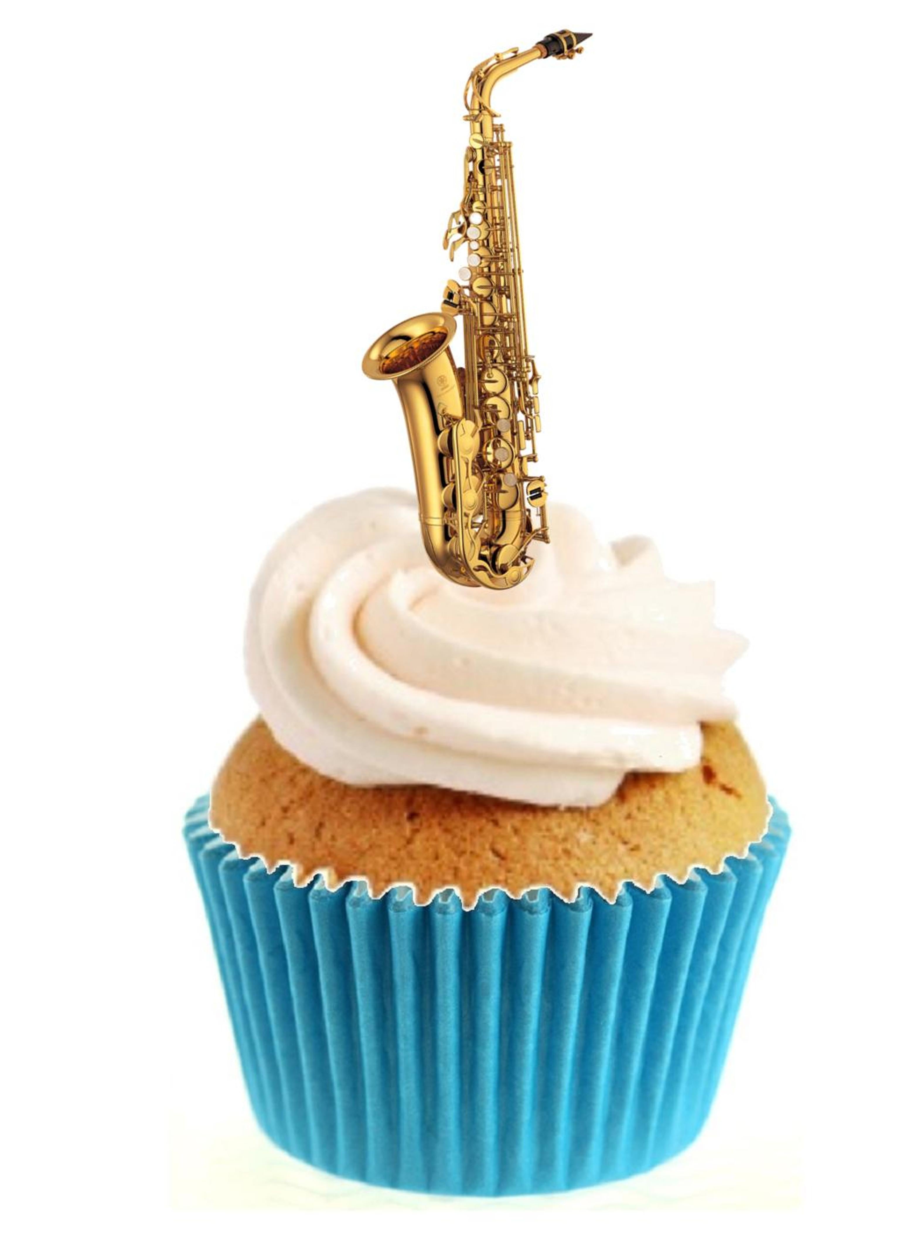 Saxophone Cake | Let the music play for this 18 year old's s… | Flickr