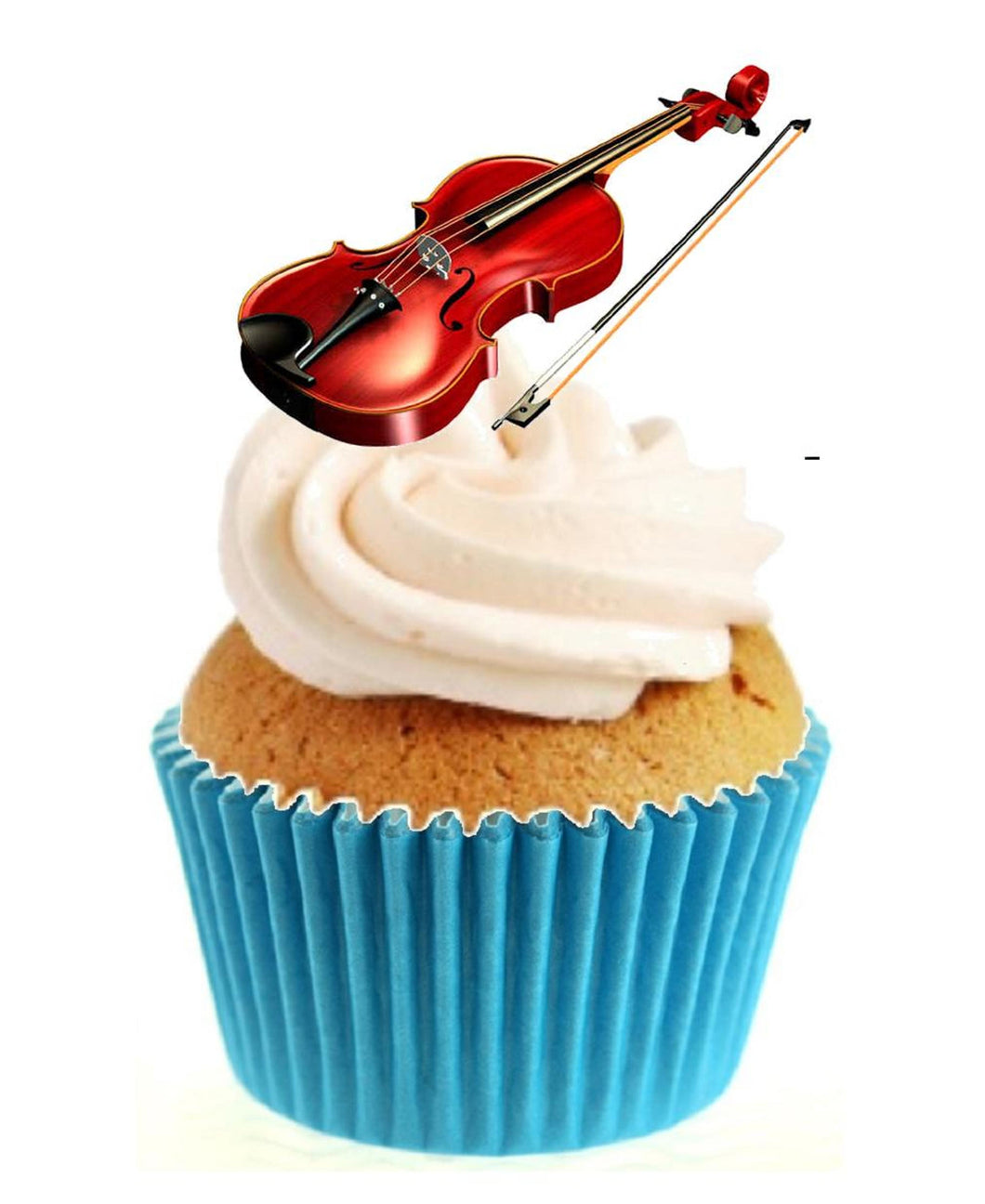 Violin Stand Up Cake Toppers (12 pack)