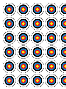 Archery Target 1.3" discs