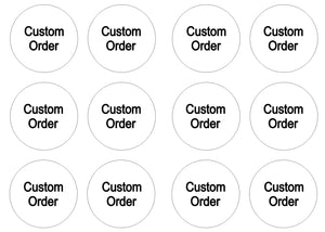 Custom Order any ~ any image 2" icing discs
