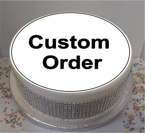 Custom 8" Icing Disc any image edible print