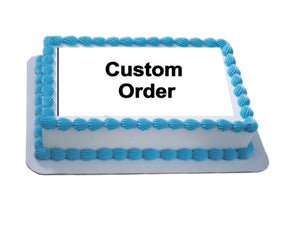 Custom A4 Icing Cake Wrap / Edible Print