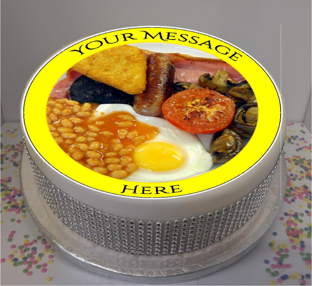 Personalised Full English Breakfast 8