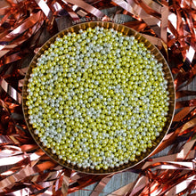 Load image into Gallery viewer, Gold &amp; Silver Metallic 4mm Pearls