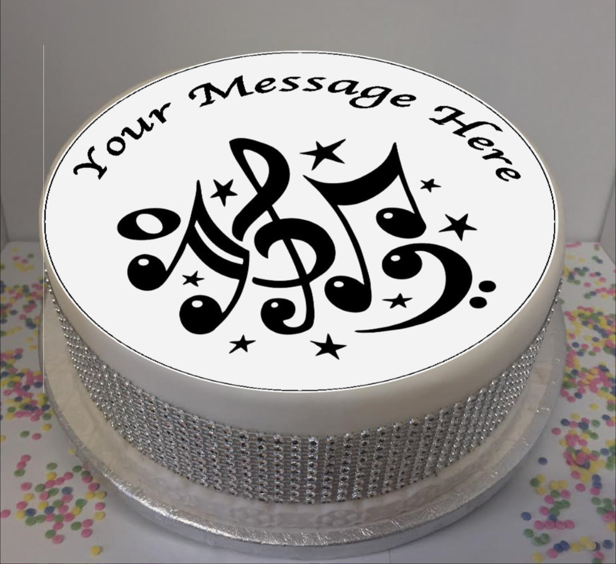 Personalised Music Notes Scene 8