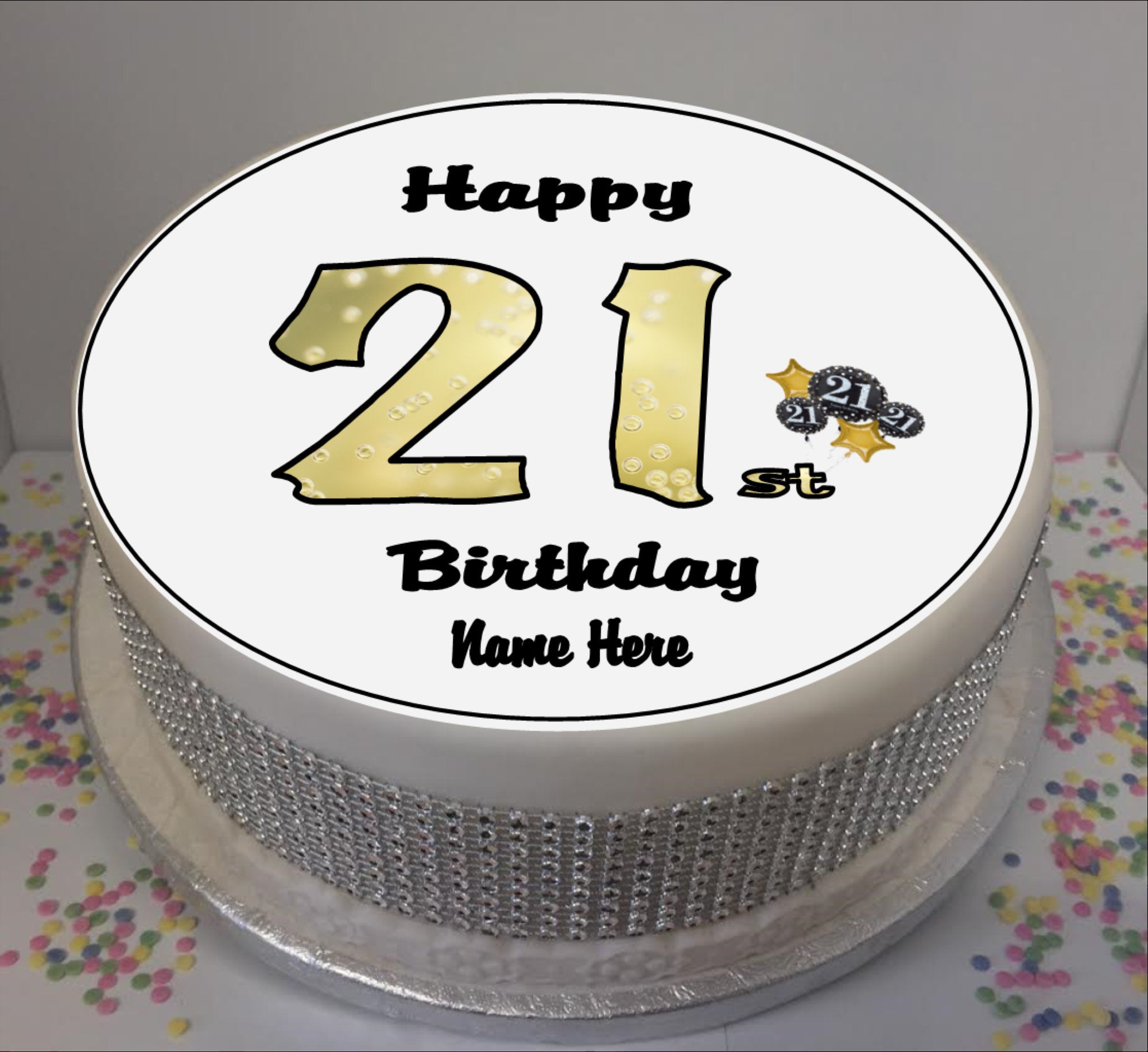 Milestone Birthday Cake Toppers (18th, 21st & Special Birthdays) - Birthday  Cake Decorations - Cake Decorations & Cake Toppers