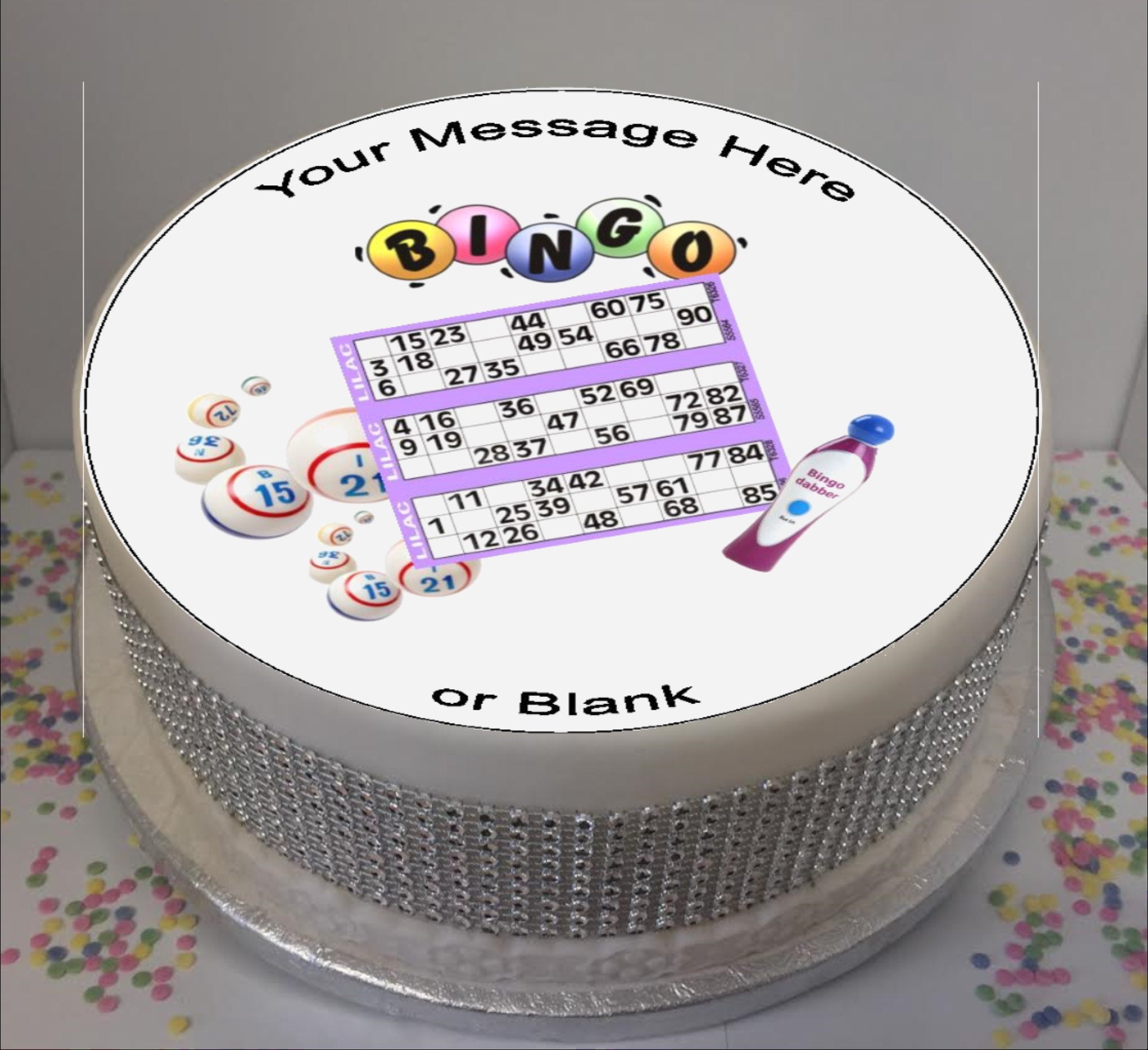 Bingo themed Birthday Cake - Decorated Cake by Caketastic - CakesDecor
