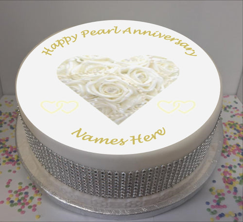Personalised Pearl Wedding Anniversary 8