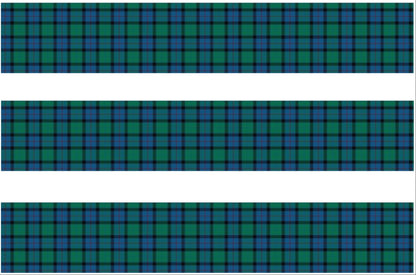 Flower Of Scotland Tartan Edible Icing Cake Ribbon