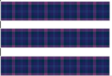 Load image into Gallery viewer, Pride Of Scotland Tartan Edible Icing Cake Ribbon / Side Strips