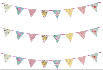 Vintage Bunting Edible Icing Cake Ribbon