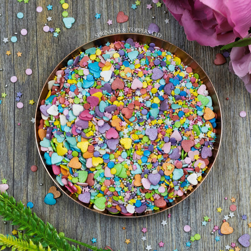 Love & Pride Sprinkles Cupcake / Cake Decorations