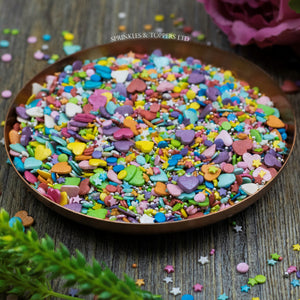 Love & Pride Sprinkles Cupcake / Cake Decorations
