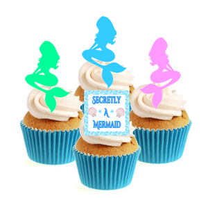 Mermaid Collection Stand Up Cake Toppers (12 pack)