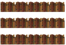 Load image into Gallery viewer, Vintage Books Edible Icing Cake Ribbon / Side Strips