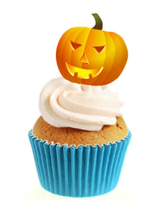 Pumpkin Stand Up Cake Toppers (12 pack)