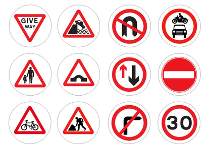 Road Signs 2" discs