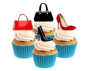 Shoes & Handbags Collection Stand Up Cake Toppers (12 pack)