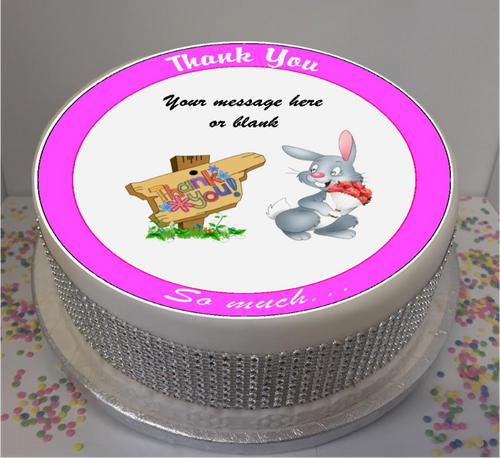 Personalised Thank You Bunny 8