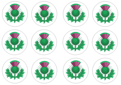 Scottish Thistle 2" discs