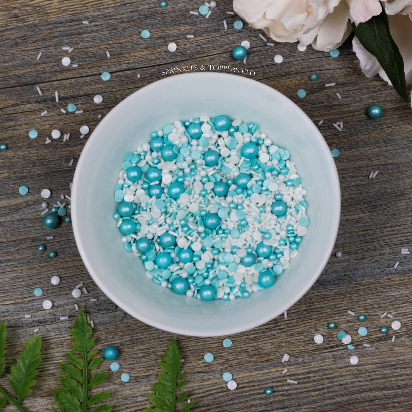 Turquoise Dreams Sprinkles Mix Cupcake / Cake Decorations Sprinkles