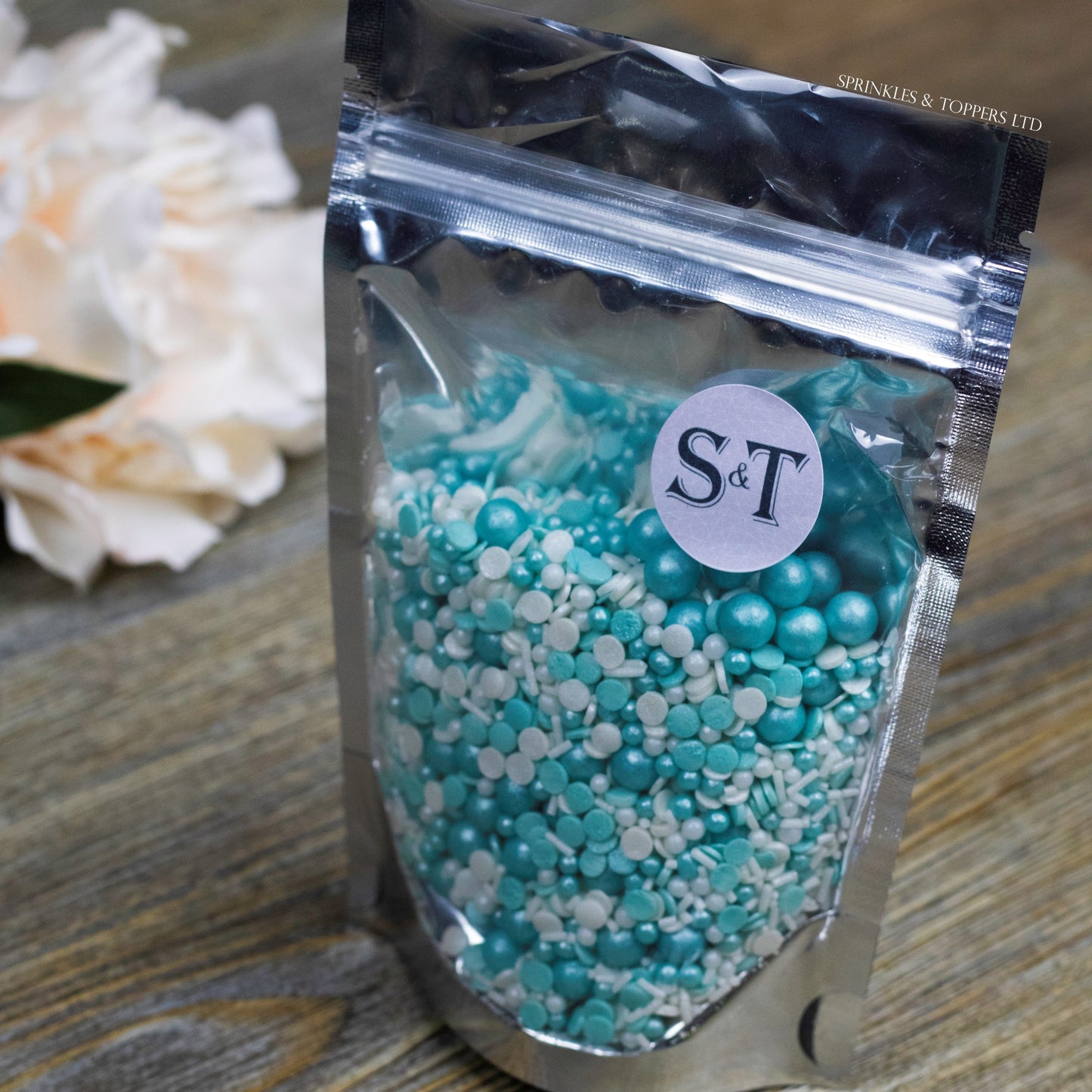 Turquoise Dreams Sprinkles Mix Cupcake / Cake Decorations Sprinkles